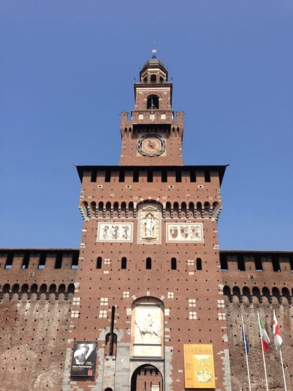 Sforzesco Castle exterior 15th Century Milan