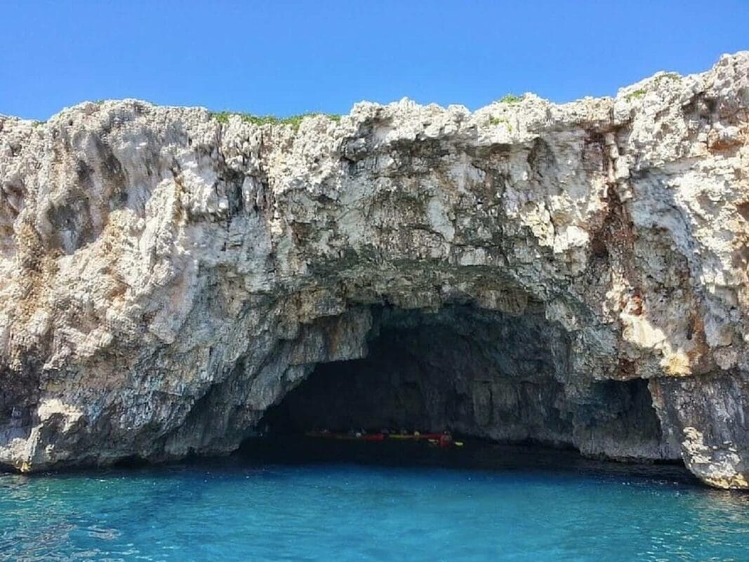 Dalmatian blue cave water