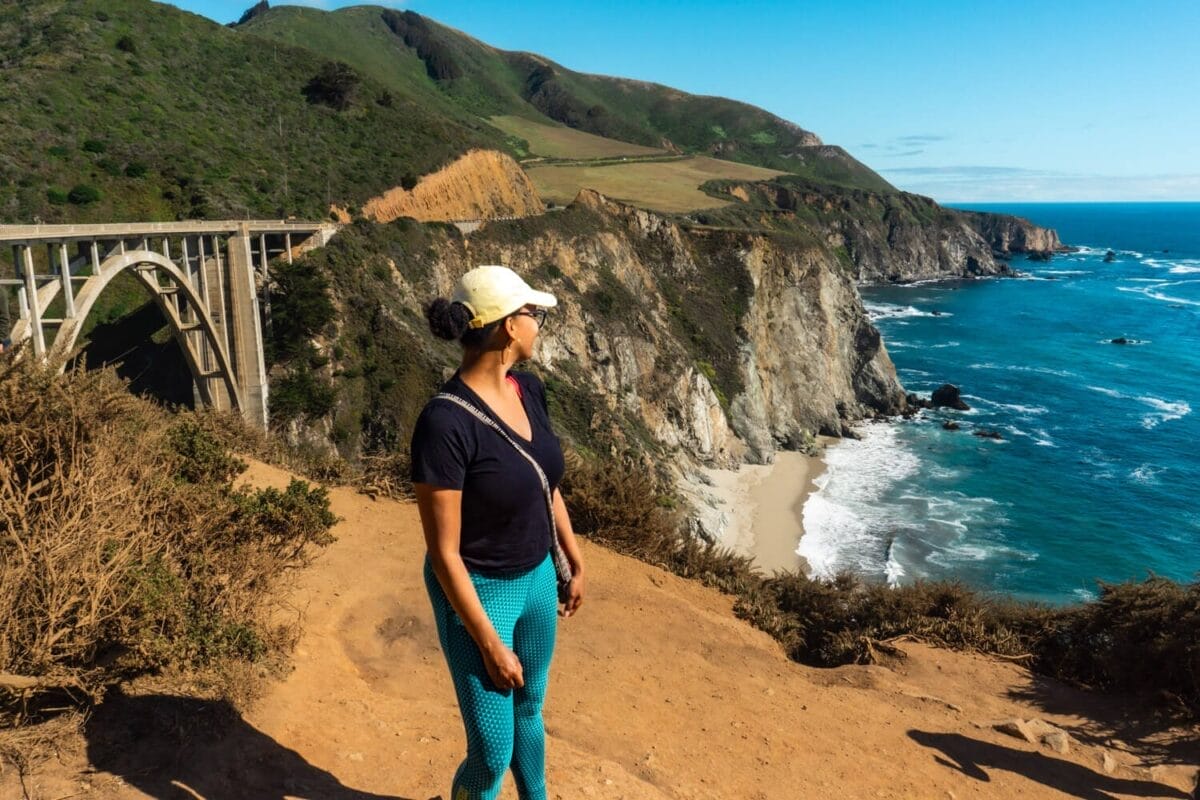 Bixby Bridge scenic road trip photo spot along the coat