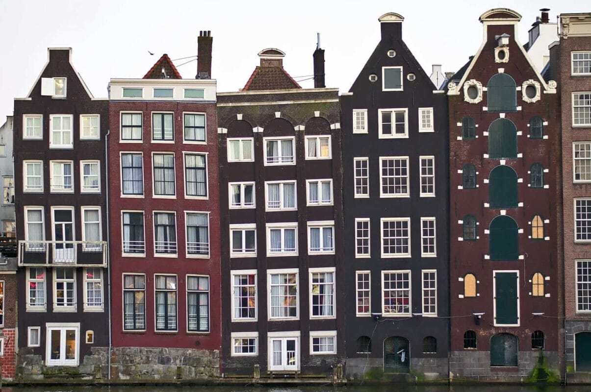 Tall house, Damrak, Amsterdam, Netherlands