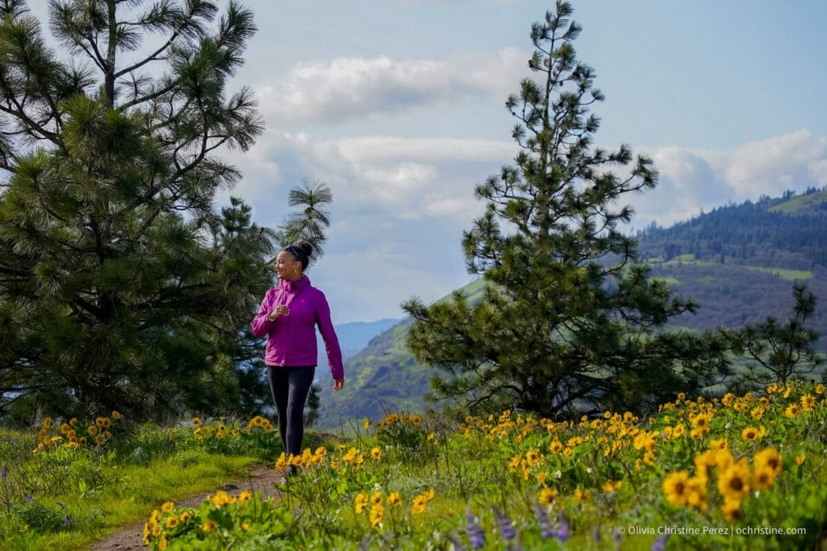Through Mosier Wildflowers in Spring
