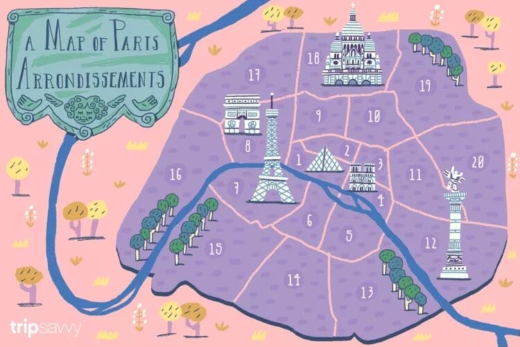 paris, arrondissements, france